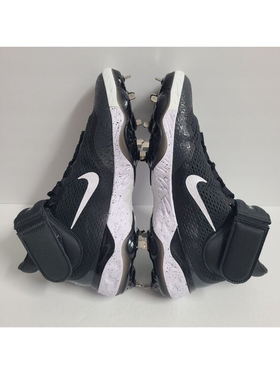 NEW Nike Alpha Huarache Elite 4 Mid Baseball Cleats DJ6520-003 Size 13 Black